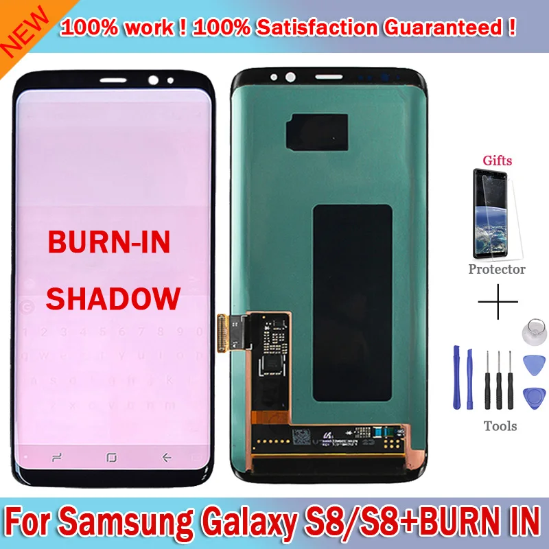 Original LCD For Samsung Galaxy S8 LCD Display S8 plus G950 G950F
