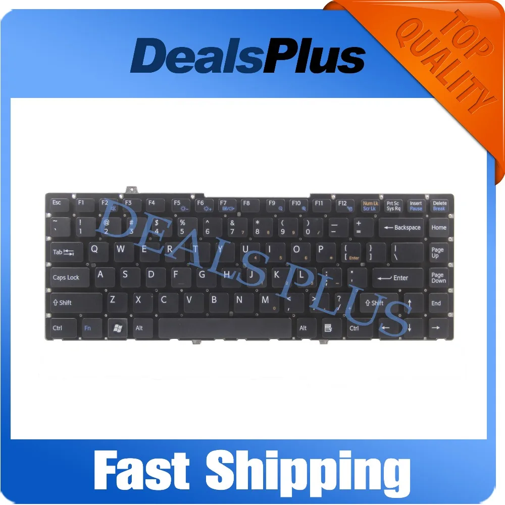  US Keyboard For Sony VAIO VGN-FW FW31 FW17 FW19 FW48 FW58 FW590 LAPTOP No frame 148084721 9J.N0U82.