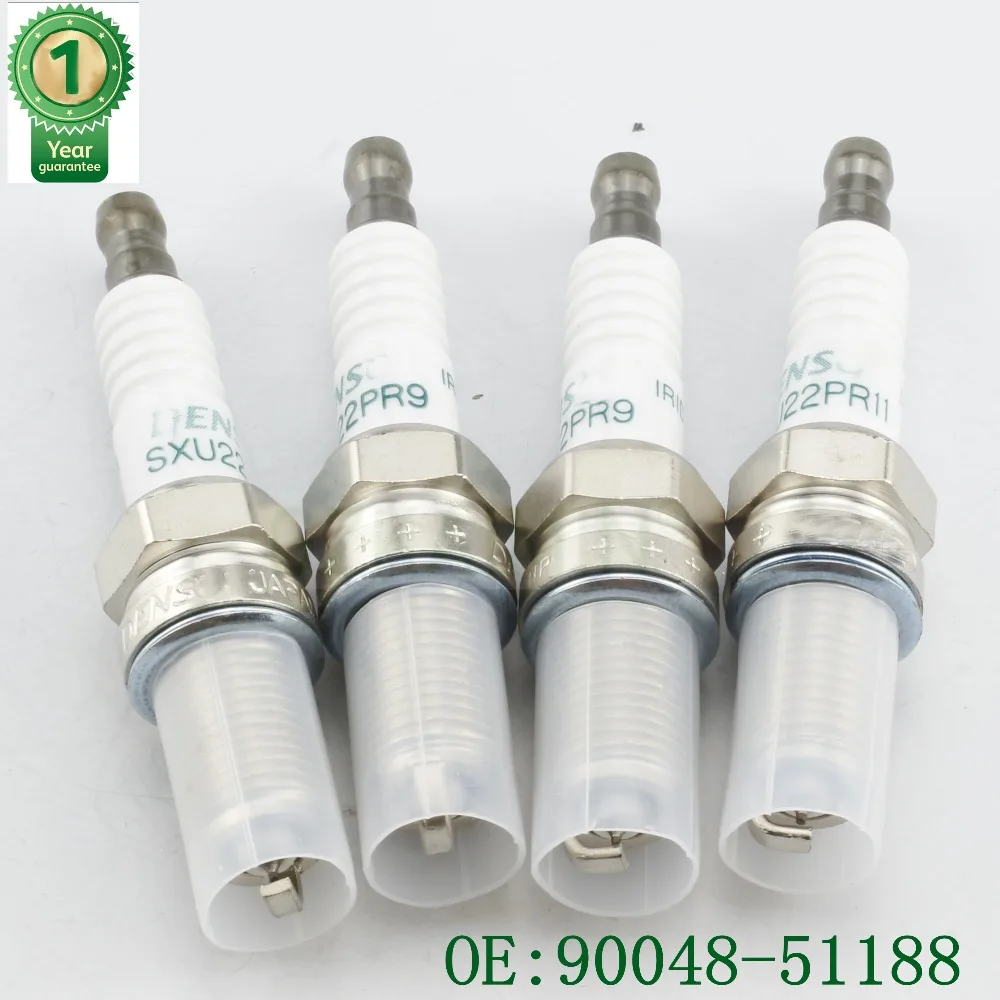 Комплект 4X иридиевая Свеча зажигания oem 90048-51188 ZXU22PR11 для Toyota Vois Passo Sette BB Rush