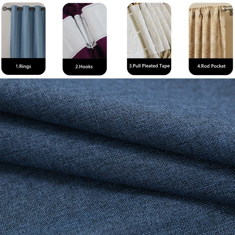 350cm Height 80% Blackout Door Curtain For Modern Bedroom Curtains Cloth Living Room Extra Long High Ceiling Drapes images - 6