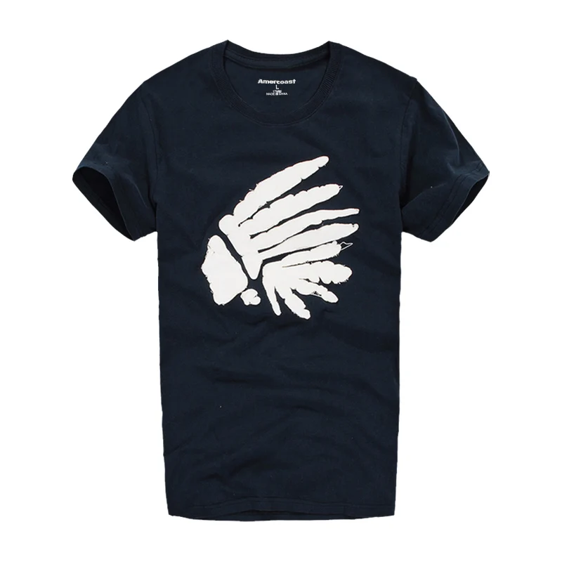 Футболка Amercoast Shop унисекс мужская и женская летняя новая футболка уличная мода