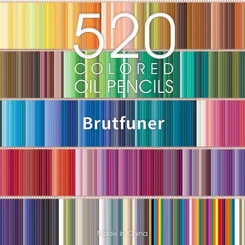 New Products 520 Different colors oil-based professional Water coloured  pencils art supplies for school artist drawing gift set