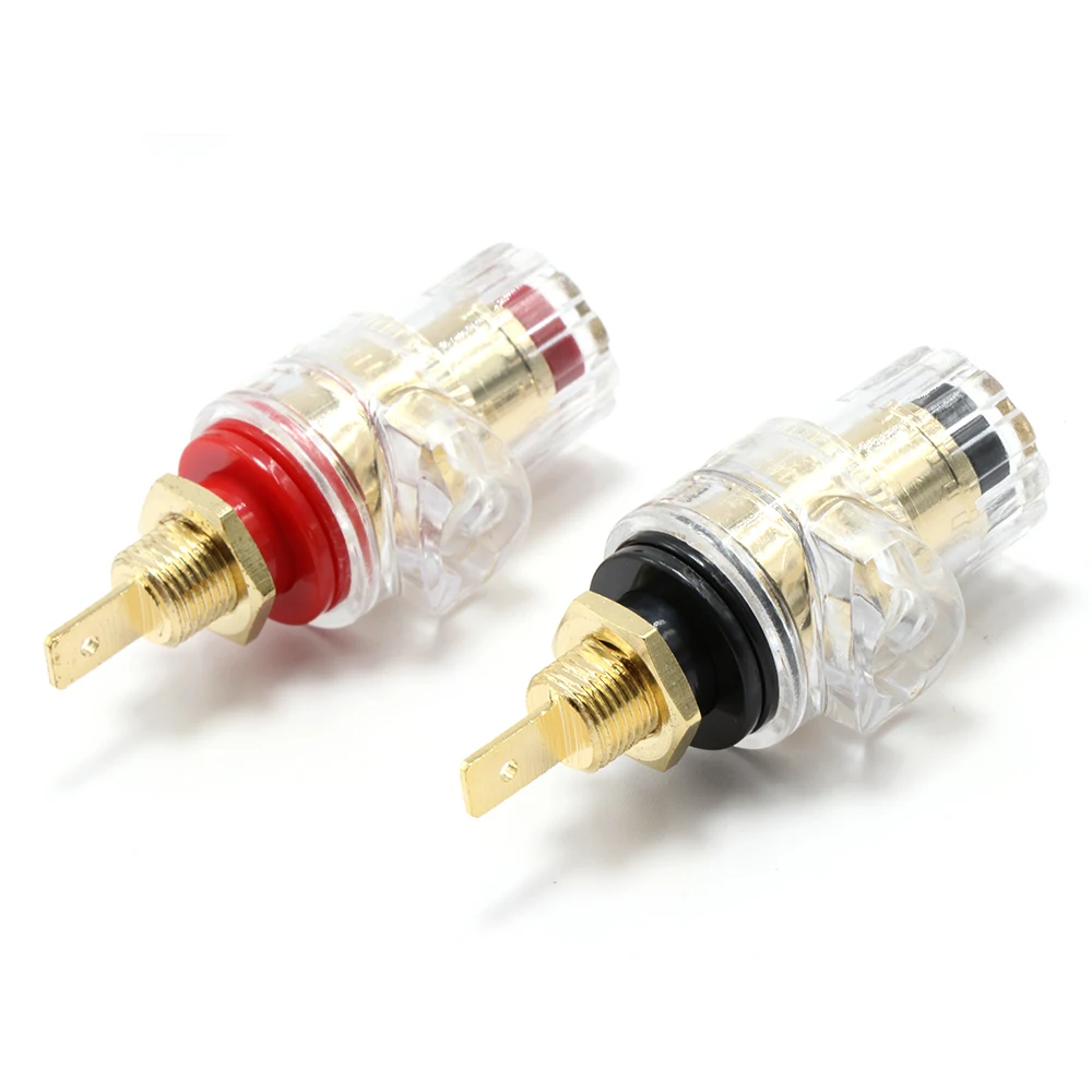 Free shipping 4Pcs BP1105G Gold Plated Brass Binding Post,Binding Post Female Banana Jack Connector,Binding PostFemaleSocket,ba