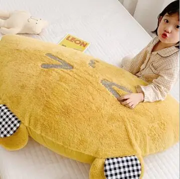 BXX049F Newborn Baby bed Cushion Bumpers Cute Crib Cushion Pillows Bear Cuddle Pillow Toddler Room Protection Pad - Цвет: BXX049F