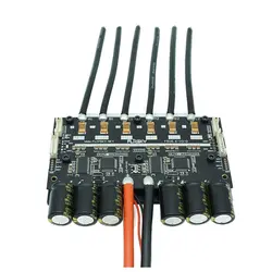 V6.6 двойной Fsesc6.6 на основе Vesc6 W/алюминиевый радиатор 200A Esc для электрического скейтборда Радиоуправляемый автомобиль Дрон E-Bike e-скутер робот