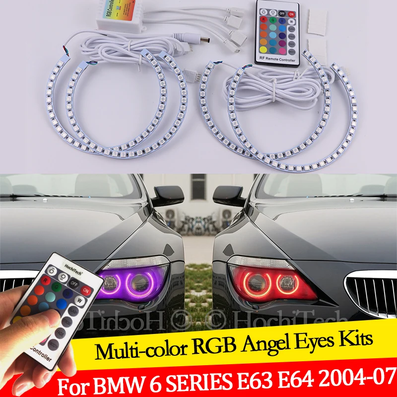 Для BMW серий 6 E63 E64 630i 650i 645i 650Ci 645Ci M6 2004-2007 16 видов цветов RGB Ангельские глазки