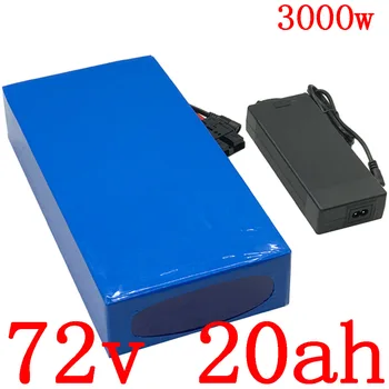 شراء72V 20AH ليثيوم بطارية 72V 2000W 3000W بطارية سكوتر كهربائي 72V 20AH الكهربائية دراجة بطارية معها شاحن شحن واجب