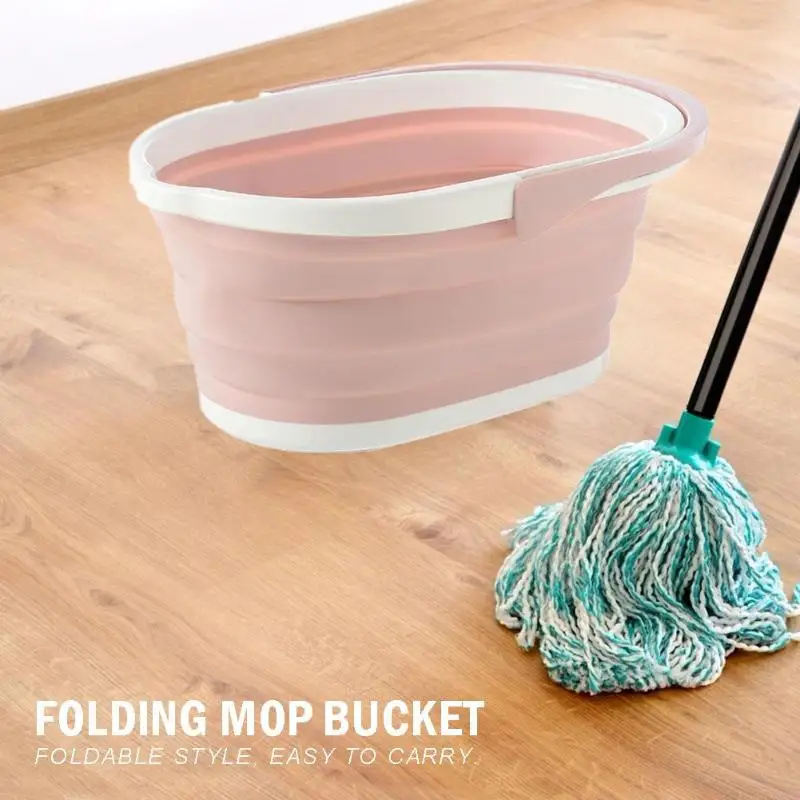 Складная швабра ведро Портативный умывальник Dishpan Footbath складной для ванной комнаты Кухня дома