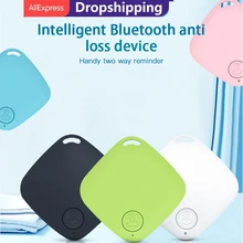 Mini dispositif de suivi intelligent, Anti perte, Document pour enfants, animaux, dents bleues, chien, localisateur de clé intelligent 