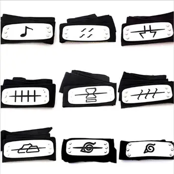 

Anime Naruto Cosplay Brinquedos Konoha Deidara Leaf Naruto Headband toy Set Action Figure Figurine Juguetes Toys for Children