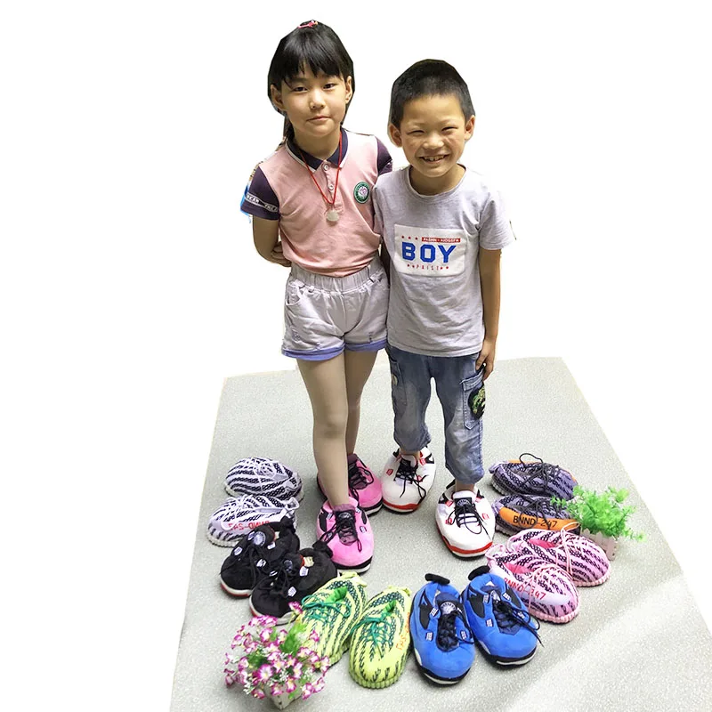 Home Slippers Sneakers Bread-Shoes House Boys Kids Children Girls Indoor Warm Winter