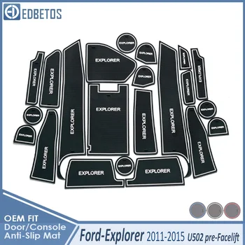 

Anti-Dirty Pad For Ford Explorer 2011 2012 2013 2014 2015 MK5 U502 pre-Facelift Accessories Door Groove Gate Slot Coaster