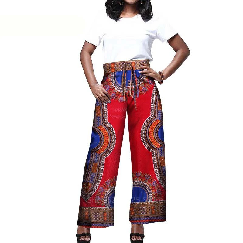 Африканская одежда новые брюки Дашики восковой хлопок плюс размер Bazin Riche брюки Анкара африканские платья для женщин рубашка в африканском стиле - Цвет: Color 3