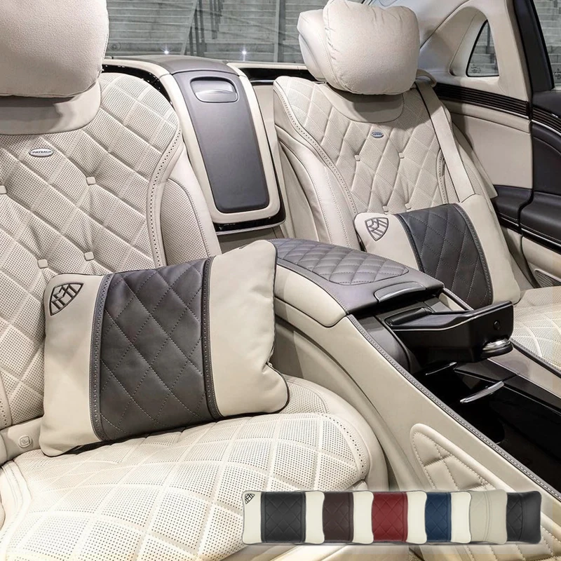 For Mercedes Maybach S-Class headrest Car Pillows Memphis Mall NAPPA Ranking TOP11 leather