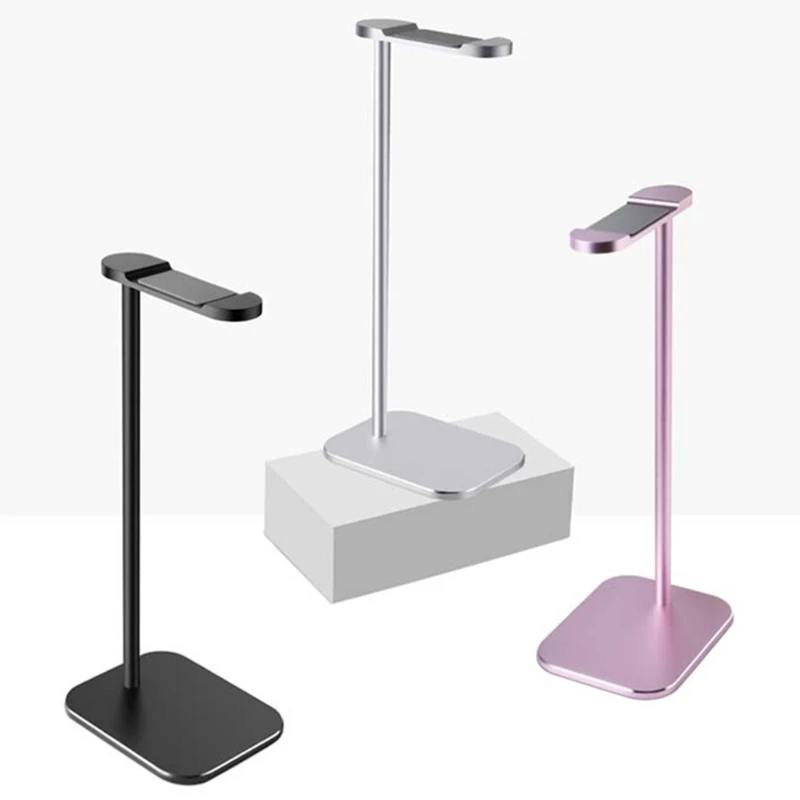 Earphone Hanger Holder Headphone Stand Rack Sturdy Non Slip Aluminum Alloy Gaming Headset Bracket with Solid Base