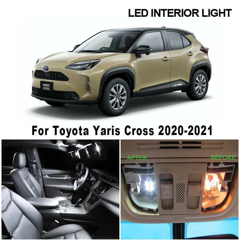 Лампа для освещения багажника светодиодсветодиодный 11 шт. автомобилей Toyota Yaris Cross