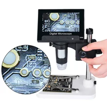720P HD USB цифровой электронный микроскоп 4," ЖК-дисплей экран зум увелечительный эндоскоп светодиодная подставка в режиме реального времени PCB ремонт телефона