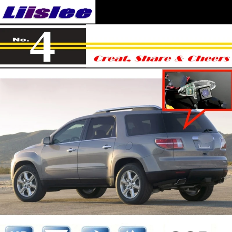 Liislee Car Camera For Saturn Outlook 2007~2010 High Rear View Back Up Waterproof Camera PAL NTSC Tuning CCD RCA Connector1