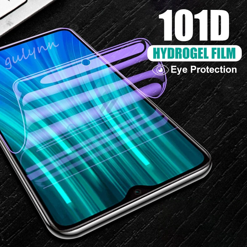 

101D Anti Blue Light Screen Protector Hydrogel Film For Xiaomi Redmi 8A 8 Note 7 8 6 5 K20 Pro Mix 2S 3 9T Protective Film Cover