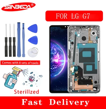 

6.1"Sinbeda For LG G7 LCD Display Touch Screen Digitizer Assembly G710 LCD For LG G7 ThinQ G7 Display+tools