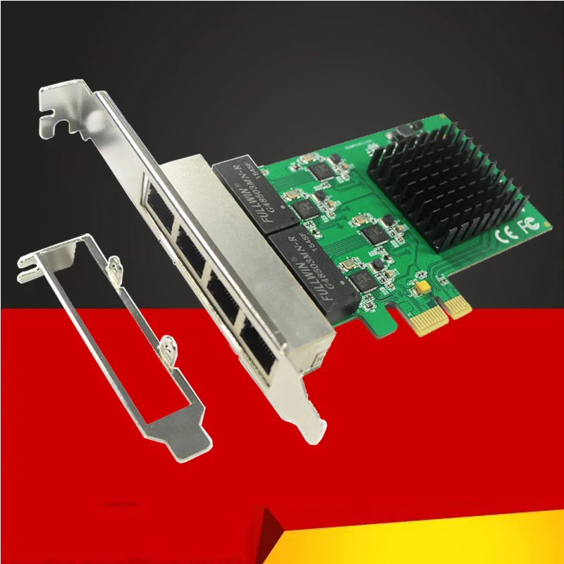 QINDIAN Network Cards PCI Express PCI E Network Card 1000Mbps Gigabit 10/100/1000M RJ