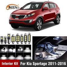 ^#Cheap 9Pcs White LED Lamp Car Bulbs Interior Package Kit For Kia Sportage 2011-2016 Map Dome Trunk Glove Box Light 12v ^#Cheap 9Pcs White LED Lamp Car Bulbs Interior Package Kit For Kia Sportage 2011-2016 Map Dome Trunk Glove Box Light 12v