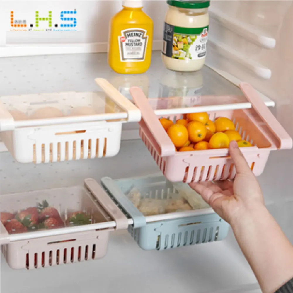 Холодильник свежий стеллаж для хранения выдвижной ящик Тип холодильник ящик для хранения