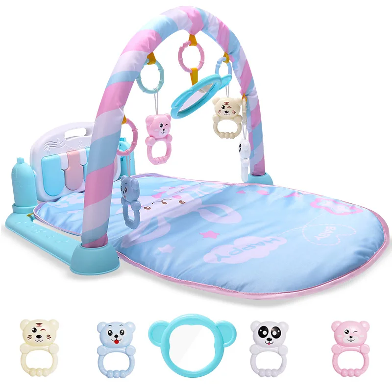 

Infant Fitness Frame Maker Pedal Piano Children Music Game Blanket Baby Toy 0-1-Year-Old 3-6-12 Month