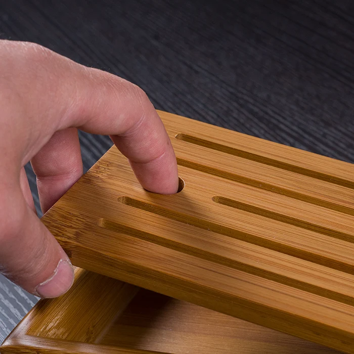 [GRANDNESS] решетчатая коробка * бамбуковый поднос для сервировки чая 22*12*3 8 см чайный