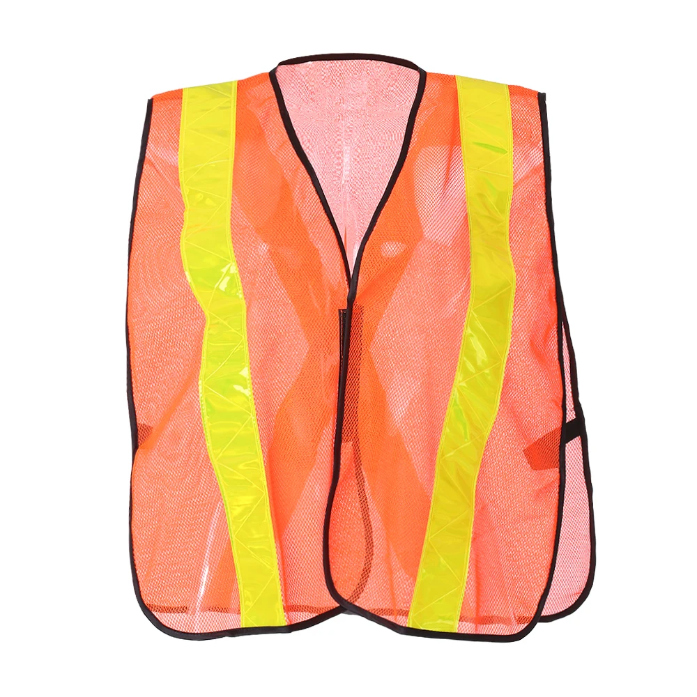 

LA-2038 Reflective Safety Vest High Visibility Safety Vest Bright Neon Color Breathable Vest with Reflective Strips