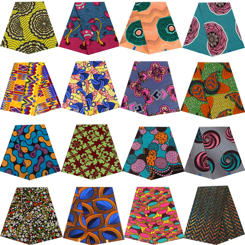 

Africa Ankara prints batik fabric dutch wax patchwork Nigeria sewing tissu for wedding dress 100% cotton best quality 6yards lot