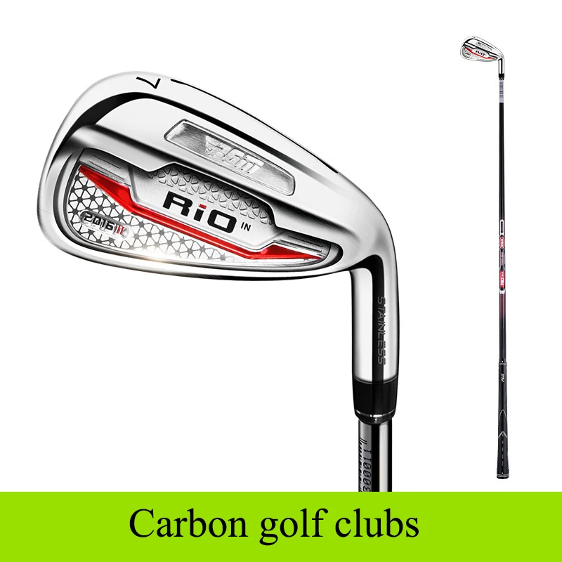 Crest golf Club для мужчин и женщин, для начинающих, 7-й Рио 2-го поколения, из нержавеющей стали, клуб для гольфа из углеродистой стали