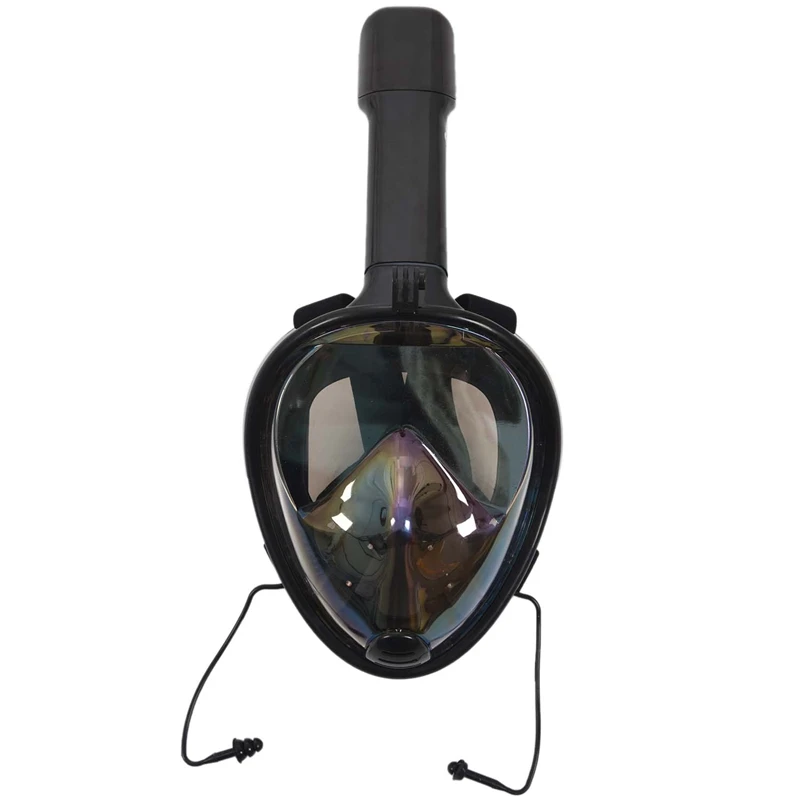 Полнолицевая маска для подводного плавания панорамный вид анти-туман Анти-утечка плавание трубка акваланг подводный дайвинг маска GoPro