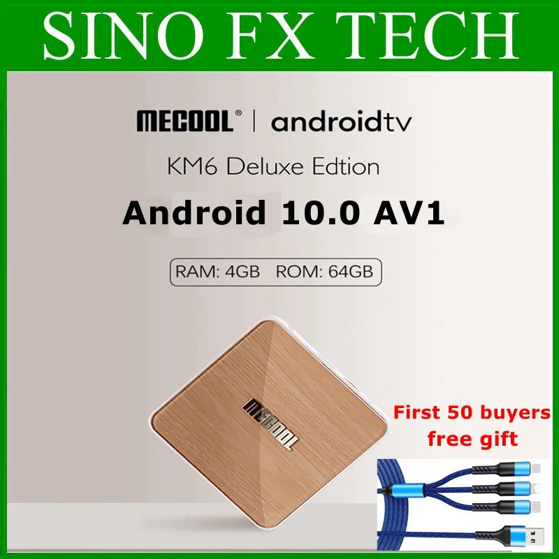 2021 Mecool KM6 Wifi 6 Amlogic S905X4 Androidtv 10.0 Google Certified Support AV1 Set Top Box 4GB64GB Mecool KM6