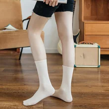 10 пар, удобные нескользящие женские носки из смешанного хлопка, повседневные, впитывающие пот, на осень и зиму, мягкие, износостойкие