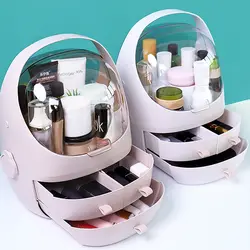 Пластиковый ящик для косметики ювелирные украшения для макияжа контейнер для хранения DIY многослойная шкатулка для ногтей держатель