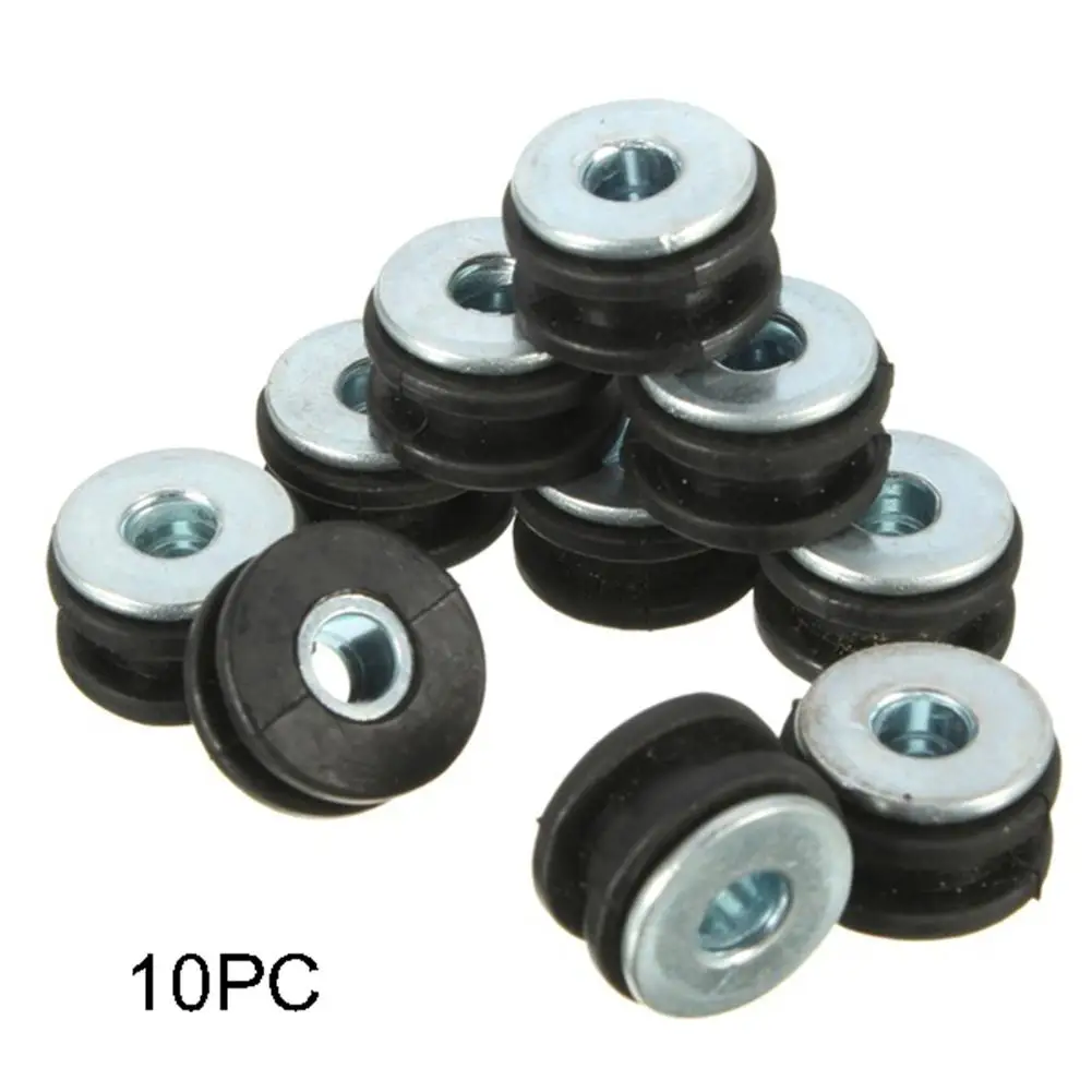10Pcs Motorcycle Rubber Fairing Cowling Grommet Bushing Bolts Gasket Accessories | Автомобили и мотоциклы
