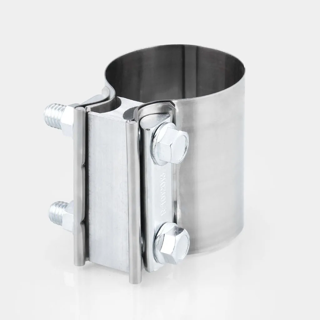 1pc 2.5inch Butt Joint Band Exhaust Clamp Sleeve Coupler Quick Release