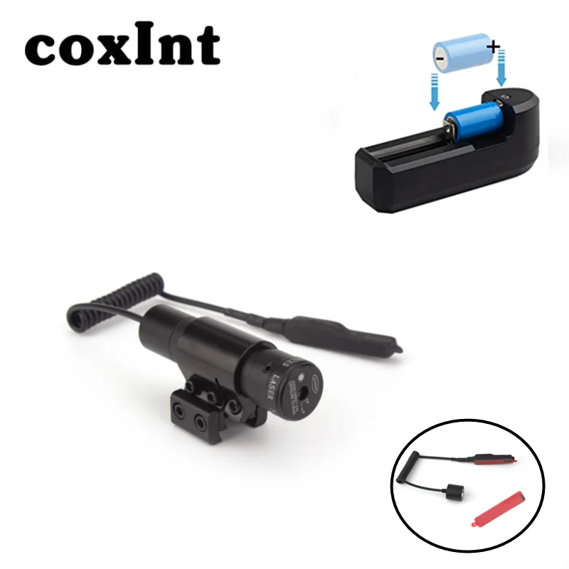 Tactical Red Dot Laser Sight with 11/20mm Picatinny Rail Mount Mount Laser Pointer Sight