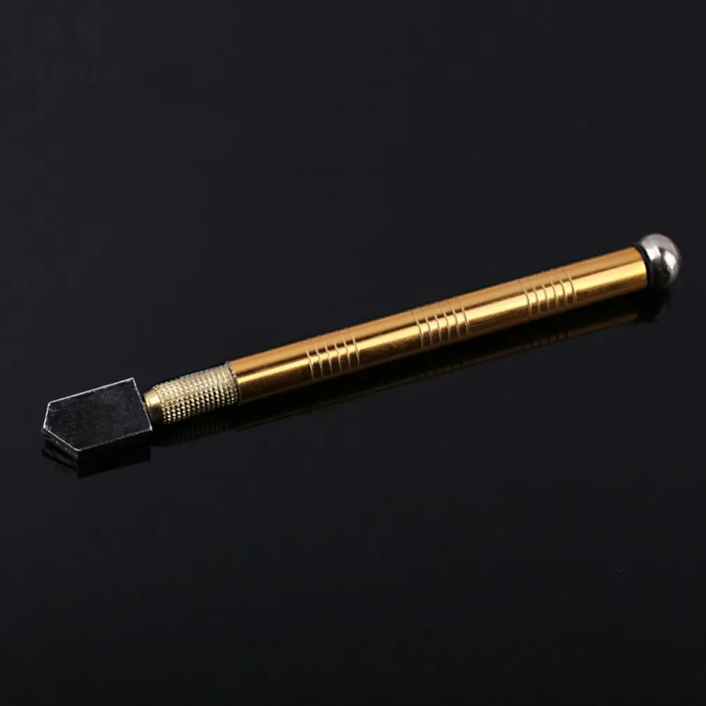 

Glass Cutter Cutting Metal Handle Steel Glass Rhinestone Self-lubricating Oil Feed Tipped Glasses Cutter Craft Glazing Tool