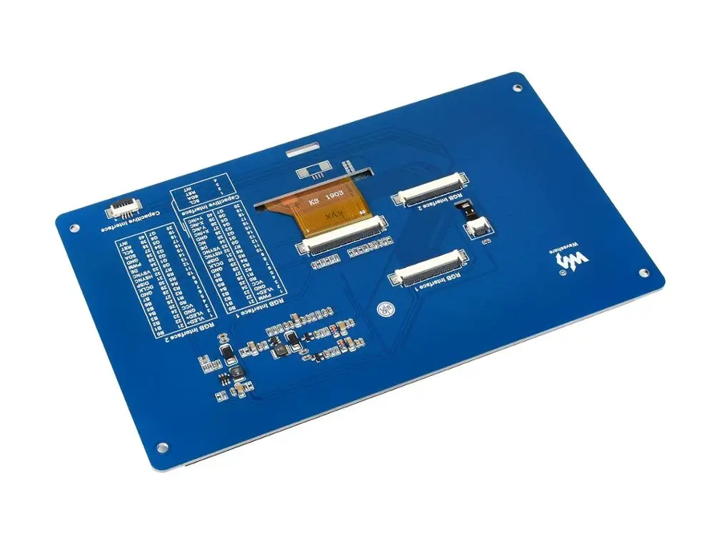 Waveshare  ġ LCD (G), ٻ ׷ LCD ġ ũ, TFT I2C ÷, 800x480, 7 ġ
