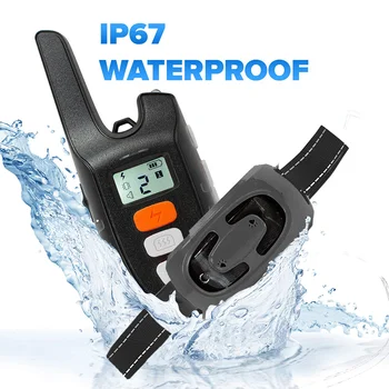 

Anti Bark Pet Dog Training Electric Shock Collar 1500ft Remote Waterproof&Rechargeable with LCD Display Shock Vibration Sound