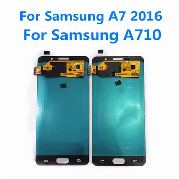 

OLED Display For SAMSUNG Galaxy A7 LCD Replacement For Samsung A7 2016 Touch Screen For Samsung A710 Display Digitizer Assembly