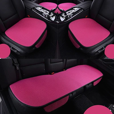 ZRCGL Универсальный Flx автомобильные чехлы для сидений Volkswagen VW Passat Golf Tiguan Sharan jetta вариант UP Multivan Scirocco magot polo to - Название цвета: Pink