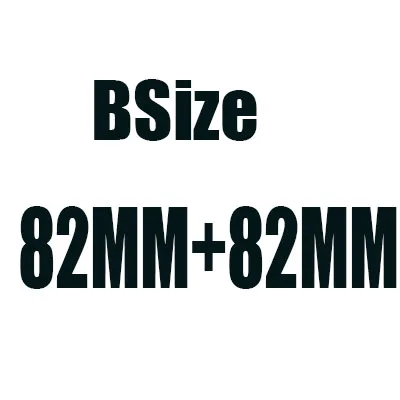 B 82MM 100pcs 100pcs Car Front Bonnet Stickers Badge Expoy Auto Trunk Emblem Caps 74mm 82mm PVC Chrome Base label fit for E90 F10 F30 E91 E92 - Название цвета: B 82MM 100pcs