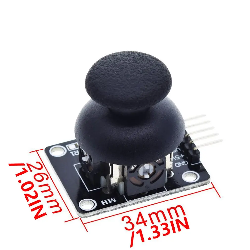Для Arduino двухосный XY джойстик модуль более высокого качества PS2 джойстик управления рычажный датчик KY-023 Номинальная 4,9/5