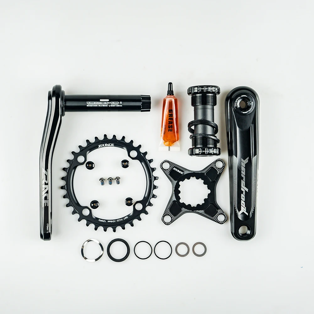 Zracing HARDROCK 1x10 11 12 speed Crankset Vickers-твердость 21! Для MTB 170 мм/175 мм, 32 T/34 T/36 T, набор Шатунов SRAM EAGLE