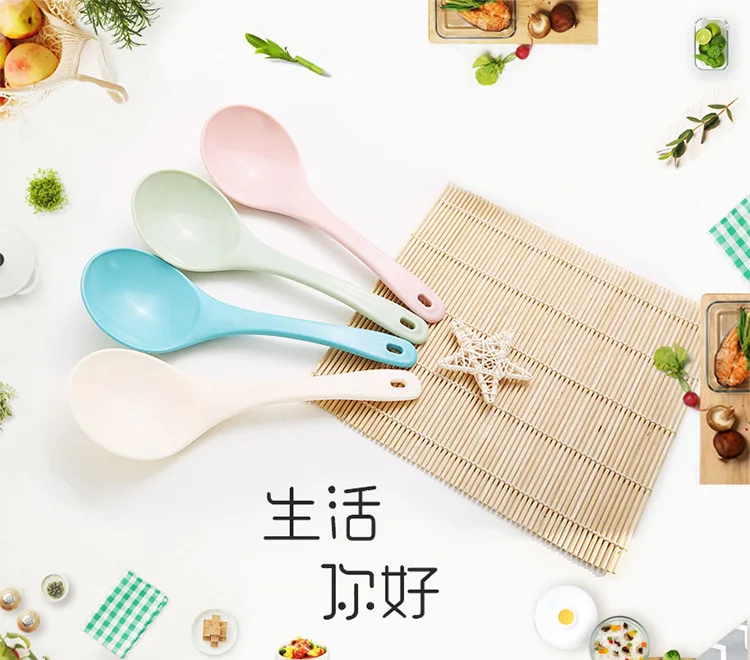 Ronda производители оптом кухонные принадлежности Бытовая Кухня Sheng каша толстый большой размер с длинной ручкой горячий горшок пластиковый Тан вентилятор