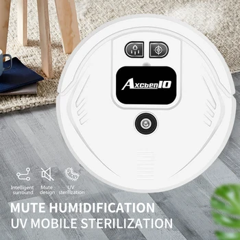 

Automatic Multifunctional Smart Robot Vacuum Cleaner USB Charging Sweeping Robot Dry and Wet Mop UV Disinfection Air Humidifier