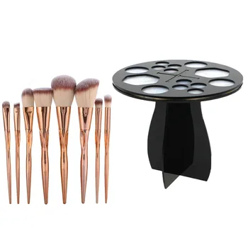 

Make up Brush Set Acrylic Makeup Foundation Cosmetic Tree Dry Brushes Rack Holder Stand Hang Tools